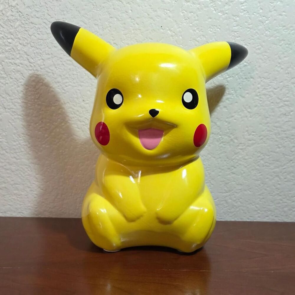 Pokemon 2014 Yellow Pikachu ceramic coin bank